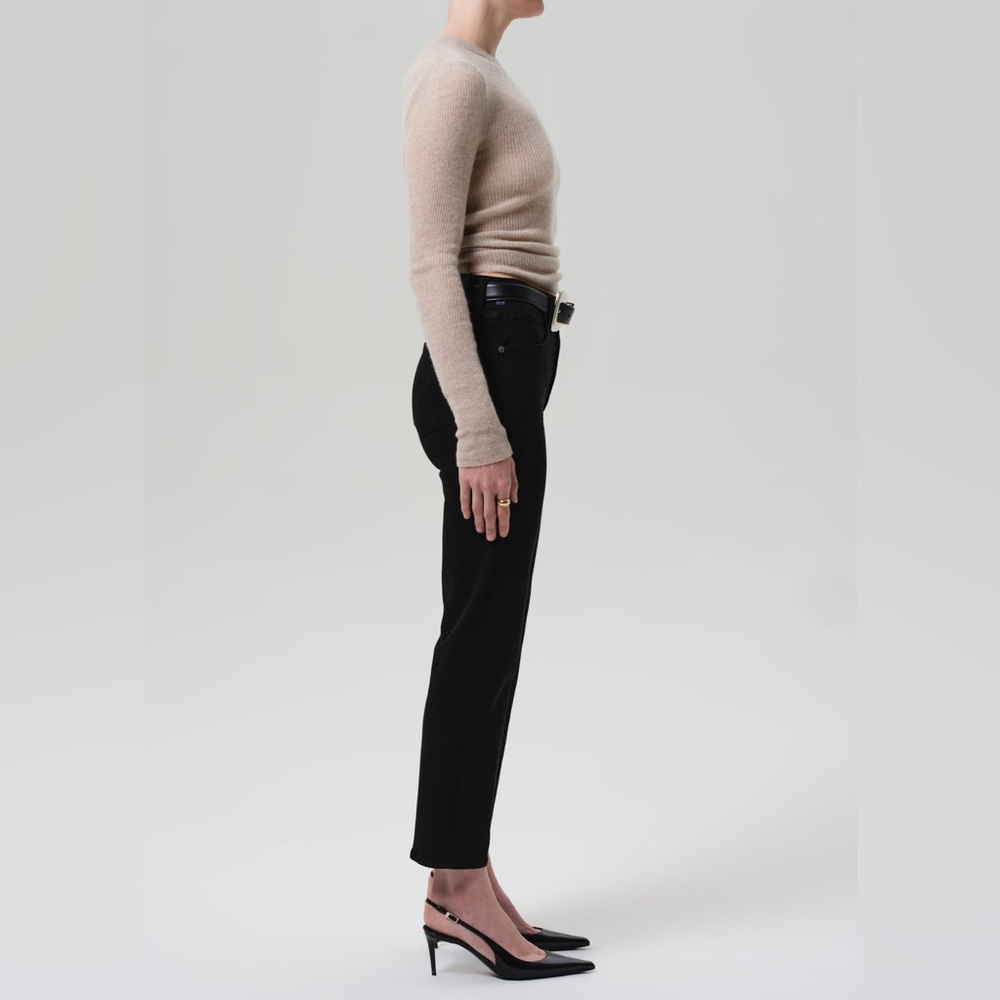 Citizens Of Humanity Caia Straight Plush Black - Picture 3 of 9